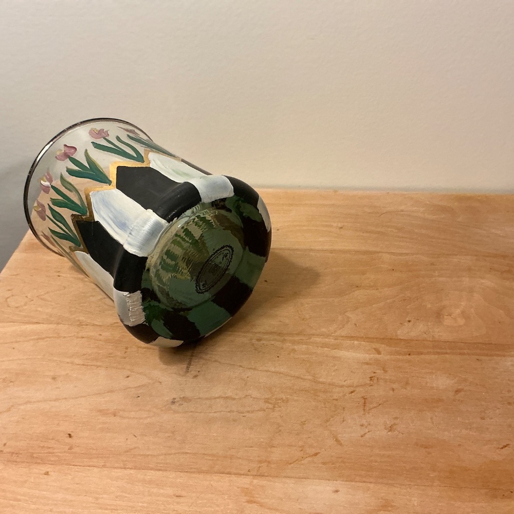 Painted Glass Tulip by MacKenzie Childs - Picture 4 of 4